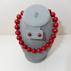 Erwin Pearls Wood Beaded 16" Necklace